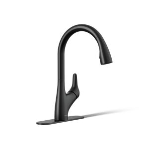 Rival Pull-down kitchen sink faucet with two-function sprayhead - K-30469-BL