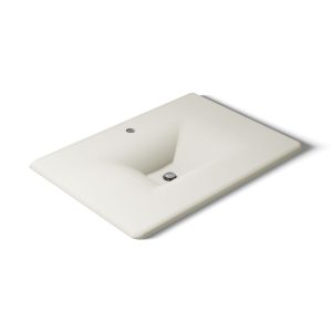 Iron/Impressions 31" Enameled cast iron vanity top with integrated rectangular sink - K-3049-1-96