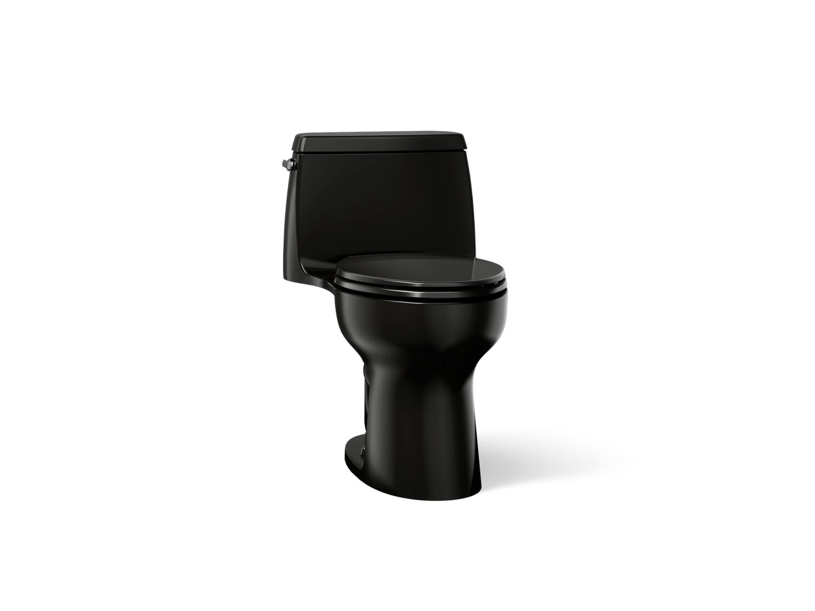 Santa Rosa One-piece compact elongated 1.6 gpf toilet with Revolution 360 swirl flushing technology - K-30811-7