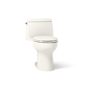 Santa Rosa One-piece compact elongated 1.6 gpf toilet with Revolution 360 swirl flushing technology - K-30811-96