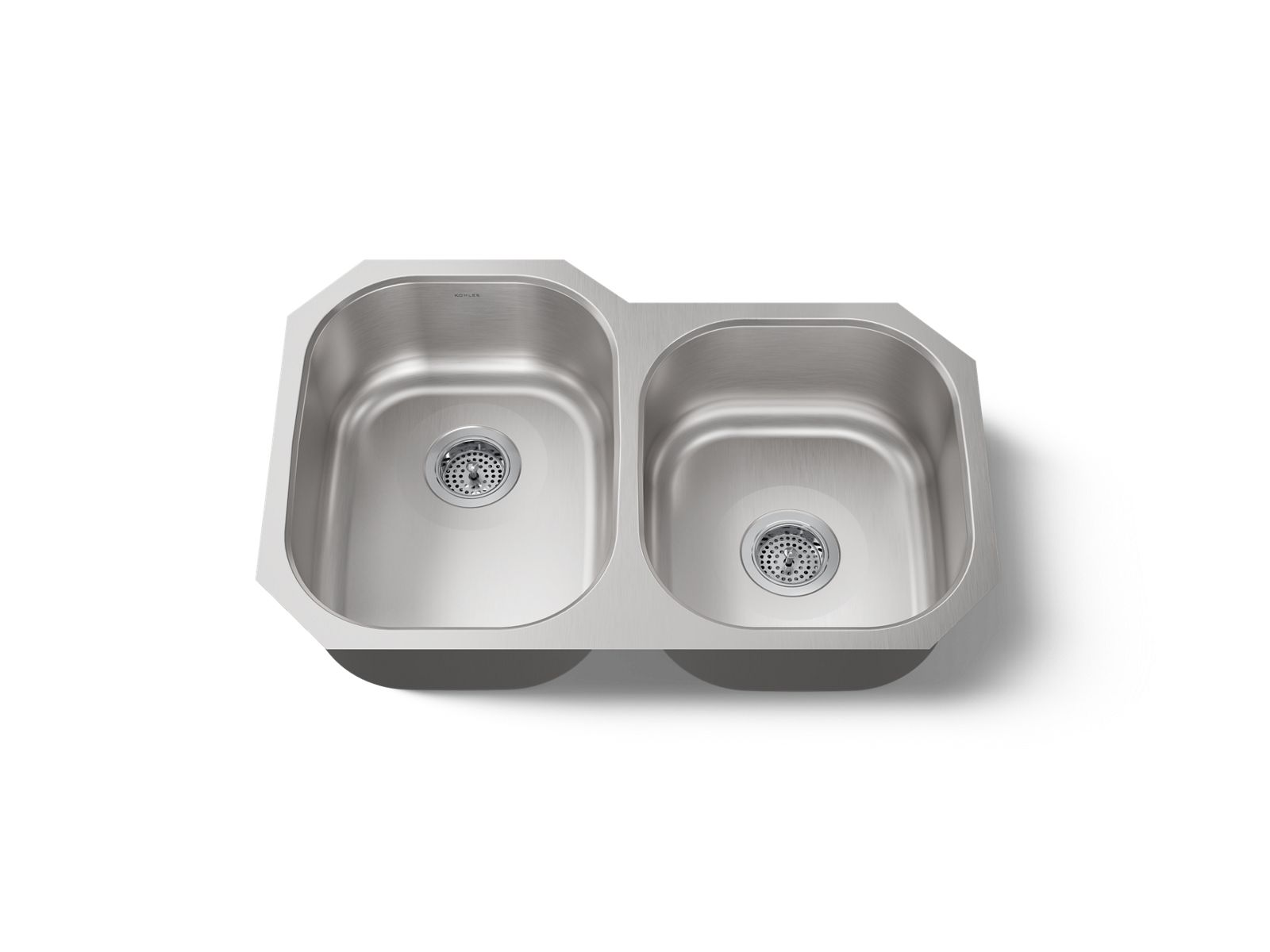 Undertone 31" undermount double-bowl kitchen sink - K-3150-NA