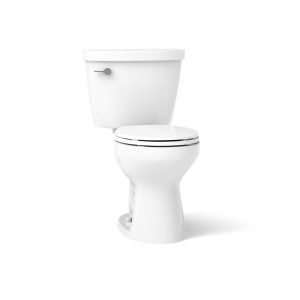 Cimarron Two-piece round-front toilet, 1.28 gpf - K-31641-0