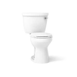 Cimarron Two-piece round-front toilet, 1.28 gpf - K-31641-DRYRA-0
