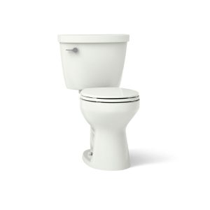 Cimarron Two-piece round-front toilet, 1.28 gpf - K-31641-NY
