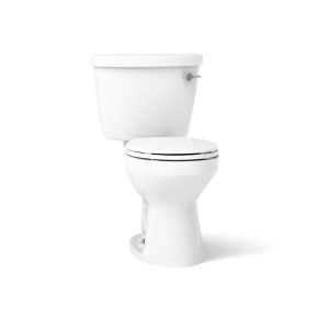 Cimarron Two-piece round-front toilet, 1.28 gpf - K-31641-RA-0