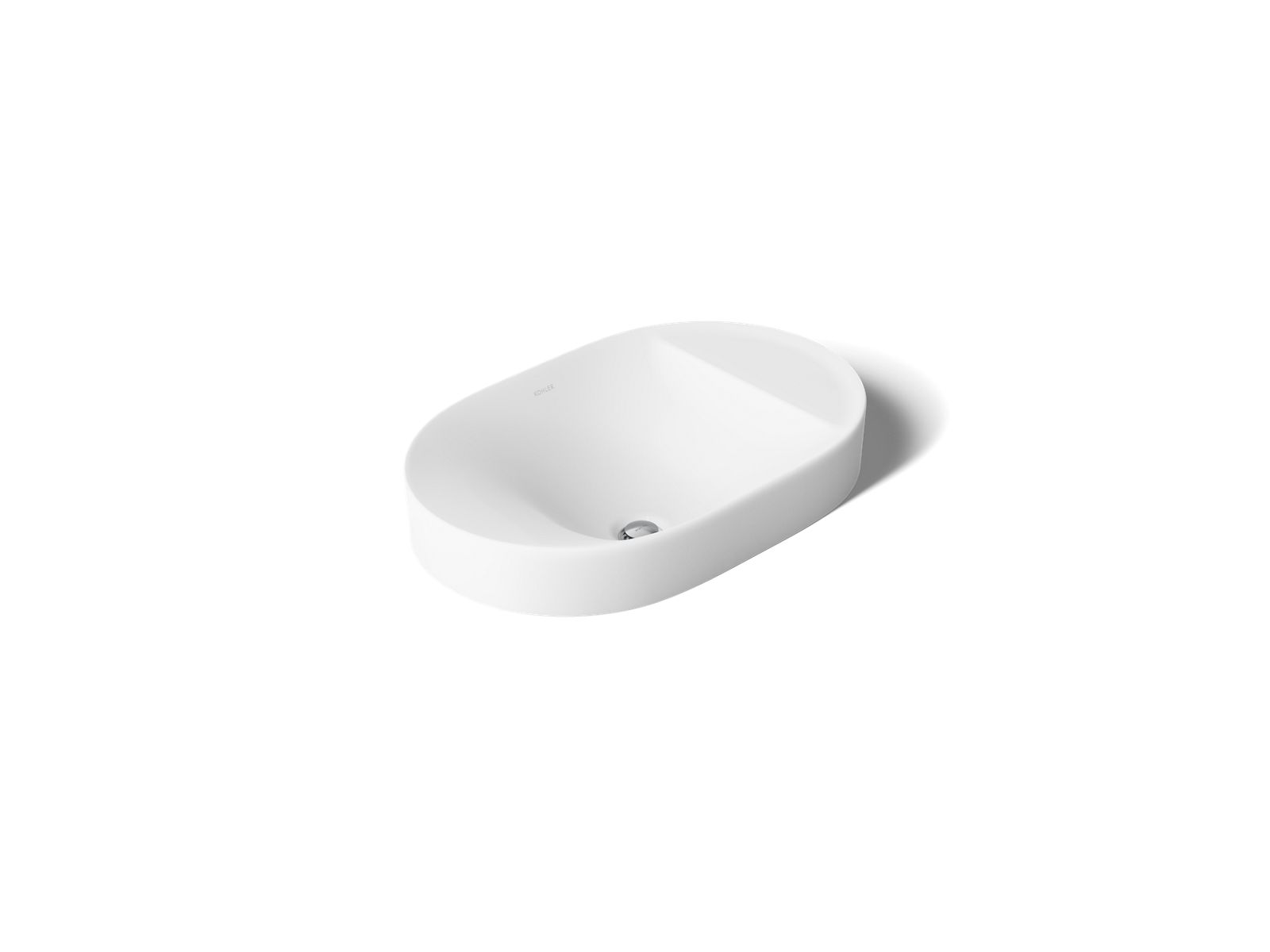 Chalice 22-3/4" oval vessel bathroom sink - K-31703-0