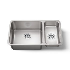 Undertone 31-1/2" undermount double-bowl kitchen sink - K-3174-NA