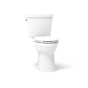Kelston Two-piece elongated toilet, 1.28 gpf - K-32810-0