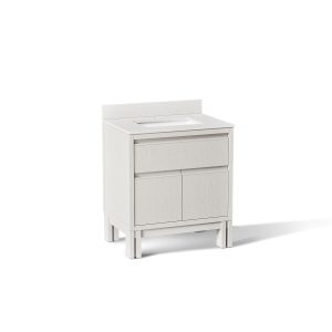 Solive 30" bathroom vanity cabinet with sink and quartz top - K-32836-GW0