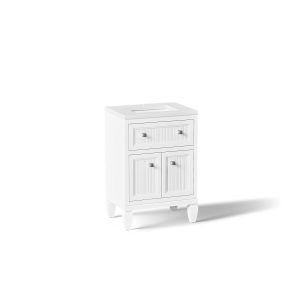 Hearthaven 24" bathroom vanity cabinet with sink and quartz top - K-33535-ASB-0