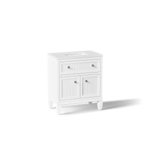 Hearthaven 30" bathroom vanity cabinet with sink and quartz top - K-33536-ASB-0