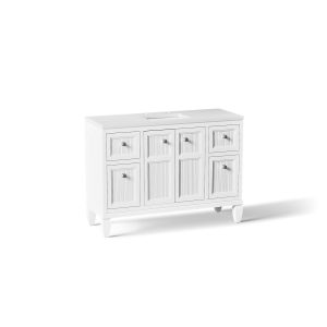 Hearthaven 48" bathroom vanity cabinet with sink and quartz top - K-33538-ASB-0