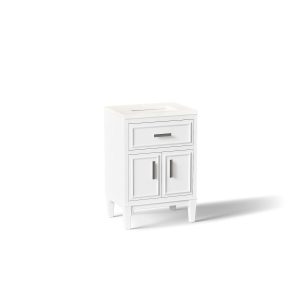 Southerk 24" bathroom vanity cabinet with sink and quartz top - K-33543-ASB-0