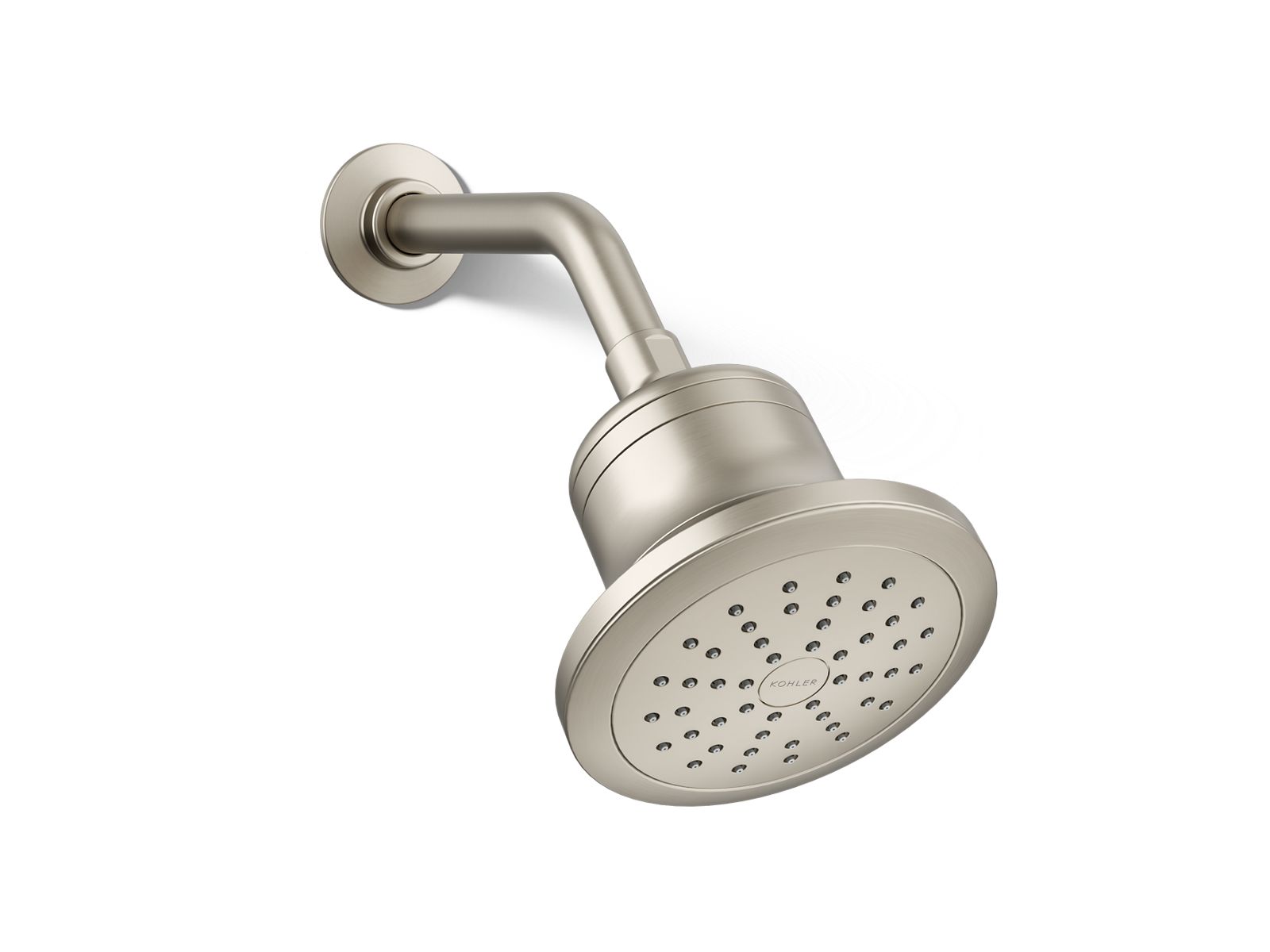 Cinq Round single-function filtered showerhead, 1.75 gpm - K-33631-G-BN