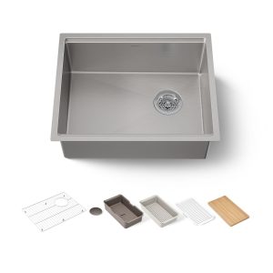 Strive 23" undermount single-bowl workstation kitchen sink - K-33659-PC-NA