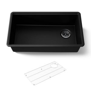Billings 32-1/2" undermount single-bowl kitchen sink - K-33710-CM1