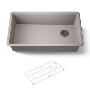Billings 32-1/2" undermount single-bowl kitchen sink - K-33710-CM3