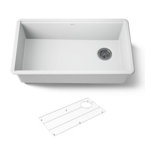 Billings 32-1/2" undermount single-bowl kitchen sink - K-33710-CM6