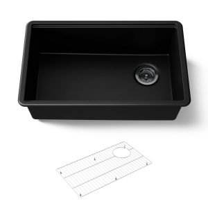 Billings 29" undermount single-bowl kitchen sink - K-33712-CM1