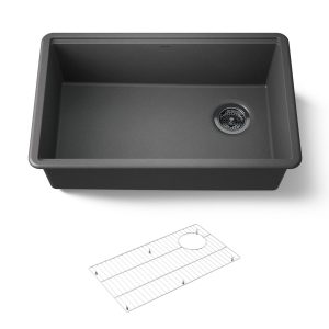 Billings 29" undermount single-bowl kitchen sink - K-33712-CM7