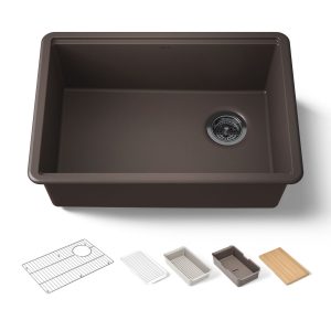 Billings 27" undermount single-bowl workstation kitchen sink - K-33713-PC-CM2