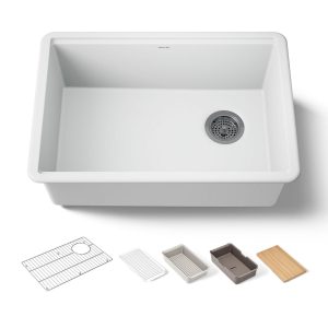 Billings 27" undermount single-bowl workstation kitchen sink - K-33713-PC-CM6