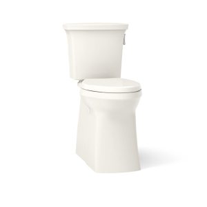 Corbelle Tall two-piece elongated toilet with skirted trapway, 1.28 gpf - K-33813-RA-96
