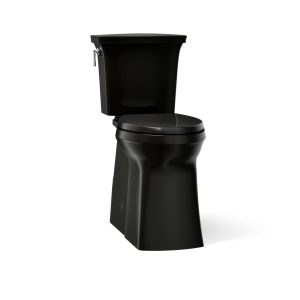 Corbelle Tall two-piece elongated toilet with skirted trapway, 1.28 gpf - K-33813-7