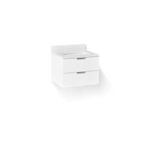 Maxstow 24" wall-hung bathroom vanity cabinet with sink and quartz top - K-34653-0