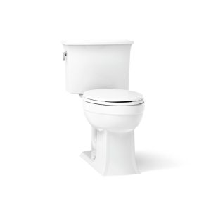 Archer Two-piece elongated toilet, 1.28 gpf - K-3551-0