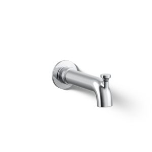 Castia by Studio McGee Wall-mount bath spout with diverter - K-35923-CP