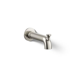 Castia by Studio McGee Wall-mount bath spout with diverter - K-35923-SN
