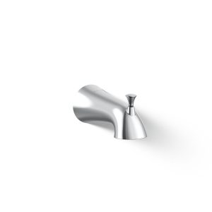 Buckley Wall-mount bath spout with diverter - K-35935-CP