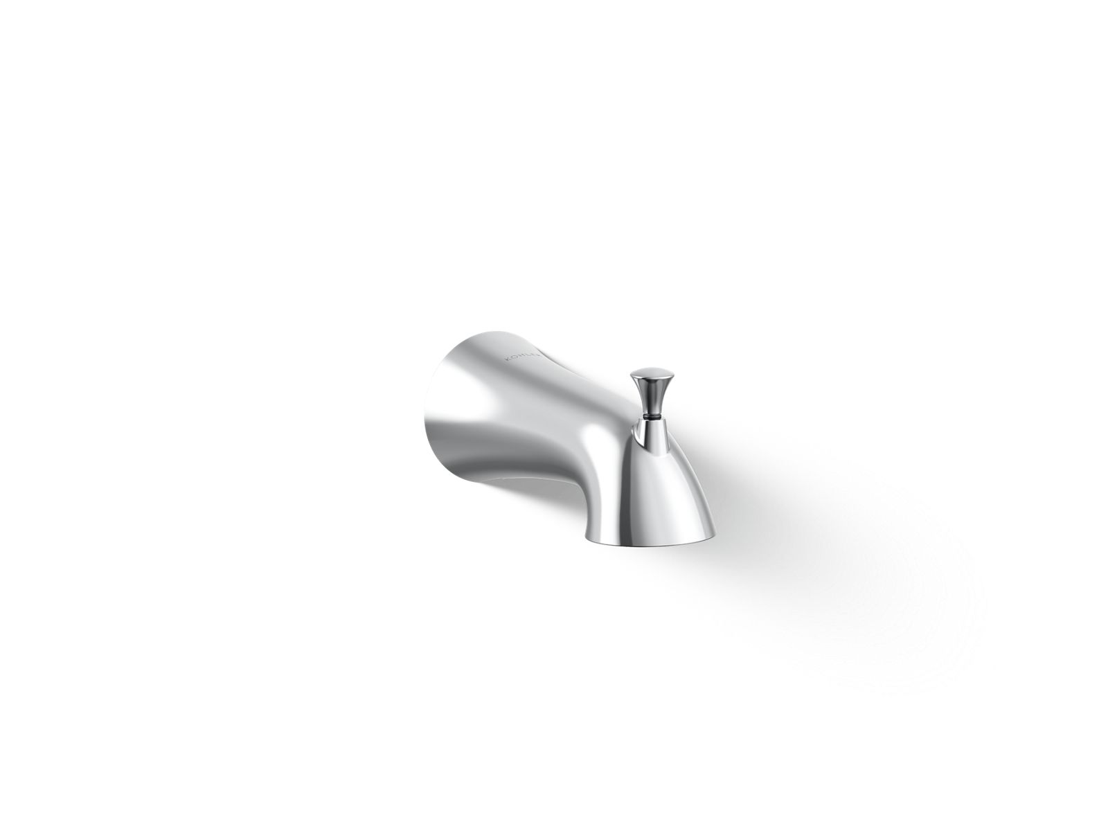 Buckley Wall-mount bath spout with diverter - K-35935-CP