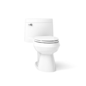 Cimarron One-piece elongated toilet with concealed trapway, 1.28 gpf - K-3619-0