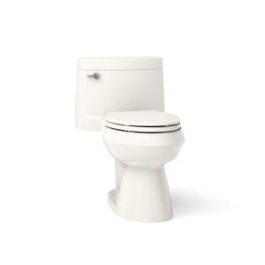 Cimarron One-piece elongated toilet with concealed trapway, 1.28 gpf - K-3619-96