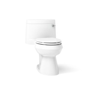 Cimarron One-piece elongated toilet with concealed trapway, 1.28 gpf - K-3619-RA-0