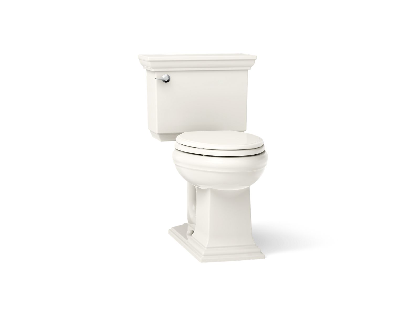 Memoirs Stately ContinuousClean two-piece elongated toilet, 1.28 gpf - K-33817-96