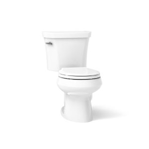 Wellworth Two-piece round-front toilet, 1.28 gpf - K-3947-U-0