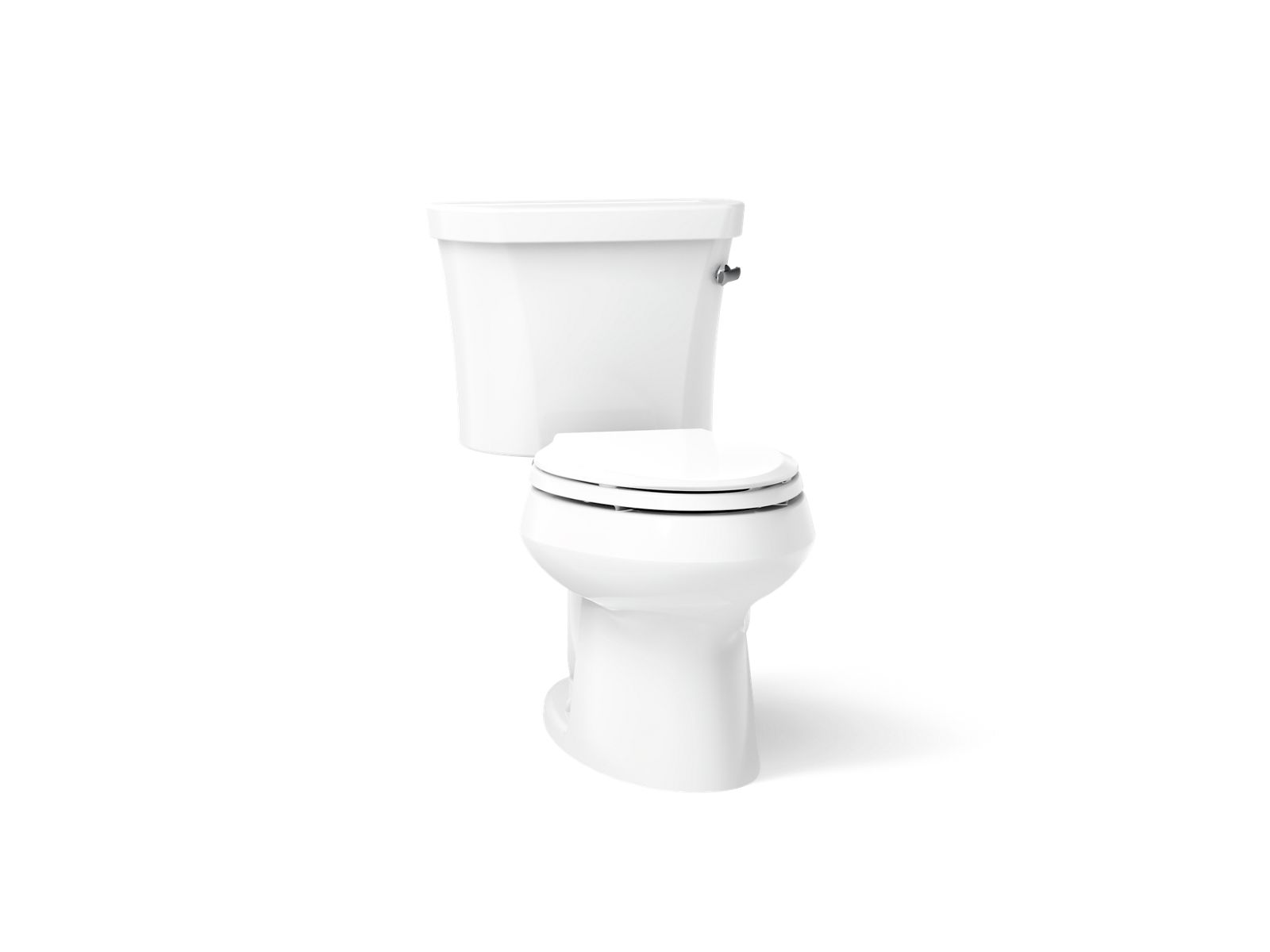 Wellworth Two-piece elongated toilet, 1.28 gpf - K-3948-RA-0
