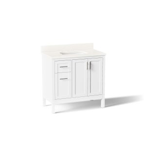 Hadron 36" bathroom vanity cabinet with sink and quartz top - K-39605-ASB-0