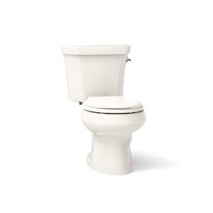 Wellworth Two-piece round-front toilet, dual-flush - K-3987-RA-96