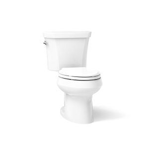 Wellworth Two-piece elongated toilet, dual-flush - K-3988-0