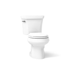 Wellworth Two-piece round-front toilet, 1.28 gpf - K-3997-T-0