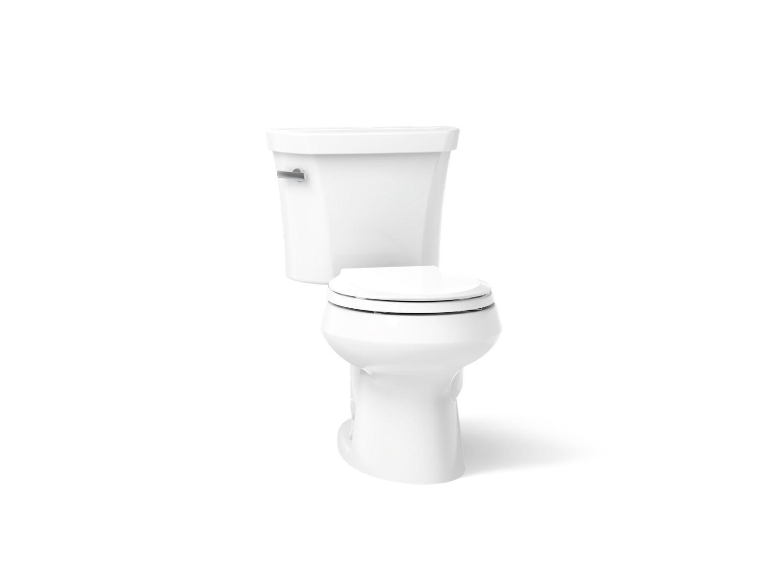 Wellworth Two-piece round-front toilet, 1.28 gpf - K-3997-UT-0
