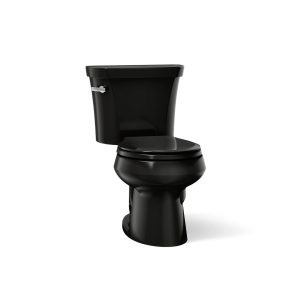Wellworth Two-piece round-front toilet, 1.28 gpf - K-3997-7