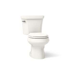 Wellworth Two-piece round-front toilet, 1.6 gpf - K-3977-96