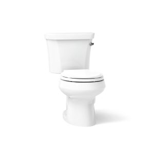 Wellworth Two-piece round-front toilet, 1.6 gpf - K-3977-RA-0
