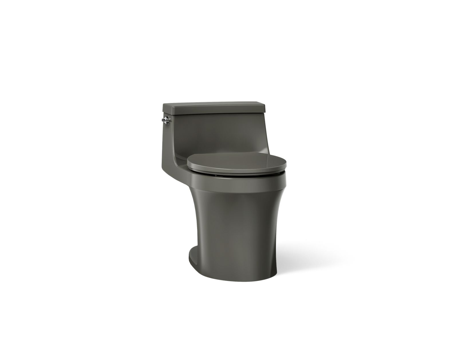 San Souci One-piece round-front toilet, 1.28 gpf - K-4007-58