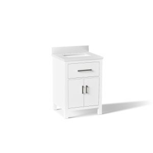 Kresla 24" bathroom vanity cabinet with sink and quartz top - K-40637-BD1-0
